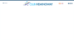 Desktop Screenshot of clubhemingway.com