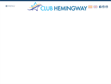 Tablet Screenshot of clubhemingway.com